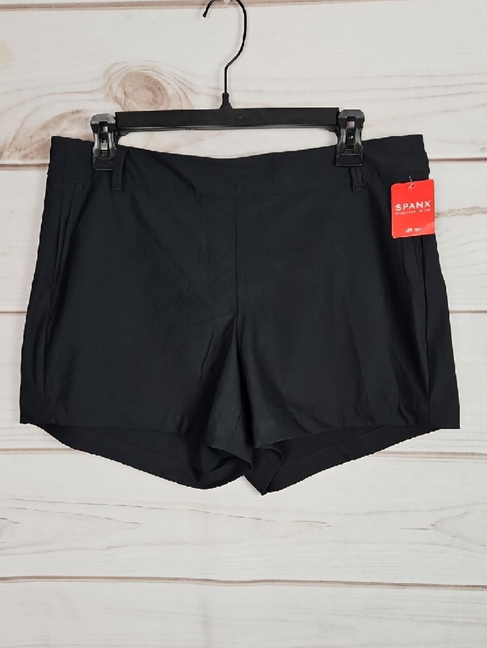 NWT SPANX Sunshine 4" Shorts in Very Black - Large - Picture 7 of 16